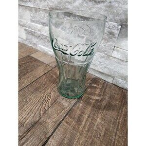 COKE Brand Genuine Glass 6 Oz #30774 Georgia Green, Indiana Glass Co, 2001
